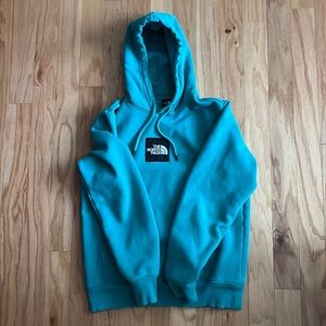 Teal North Face Hoodie
